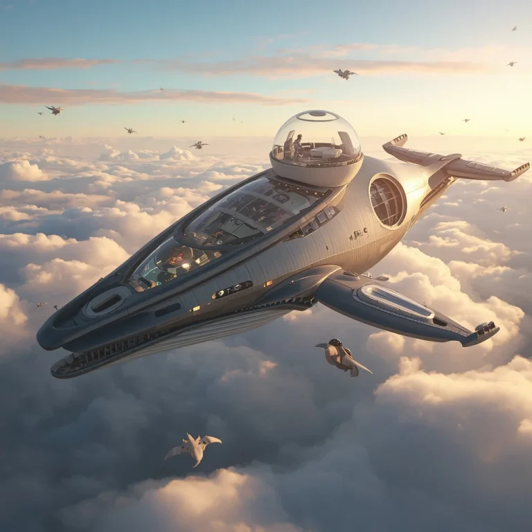 Floating Luxury Observatory On Giant Flying Whale | Gemini AI Photo Editing Prompt — AI image prompt