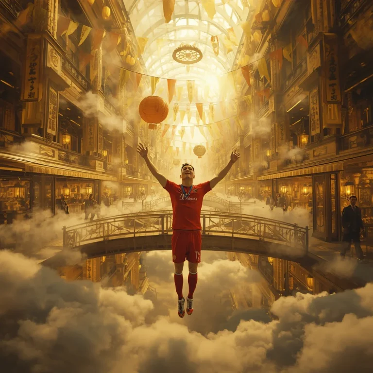 Golden Sky Market Football Festival | prompt for ai image generator for professional photo — AI image prompt